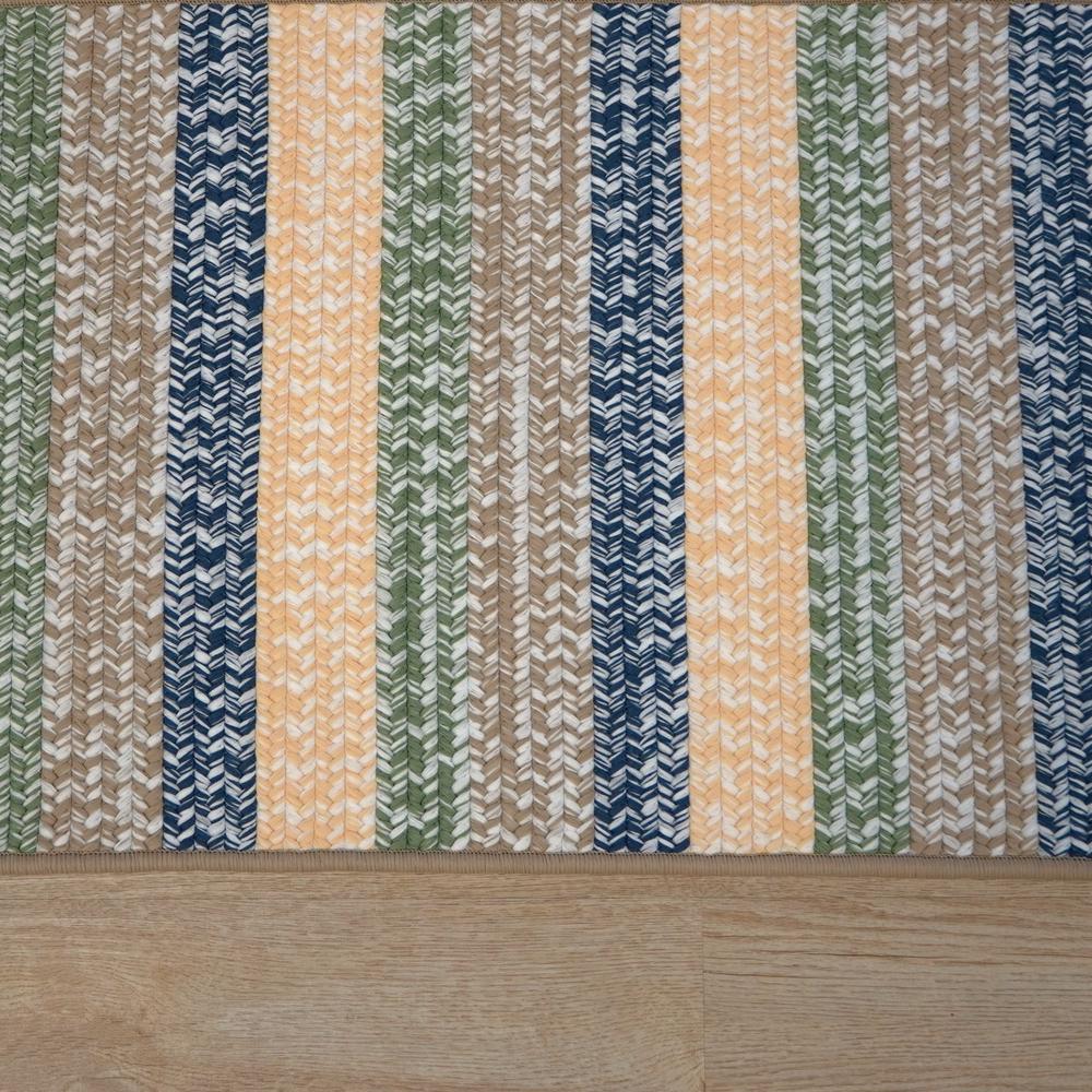 Baily Tweed Stripe Square - Daybreak 14x14 Rug. Picture 16