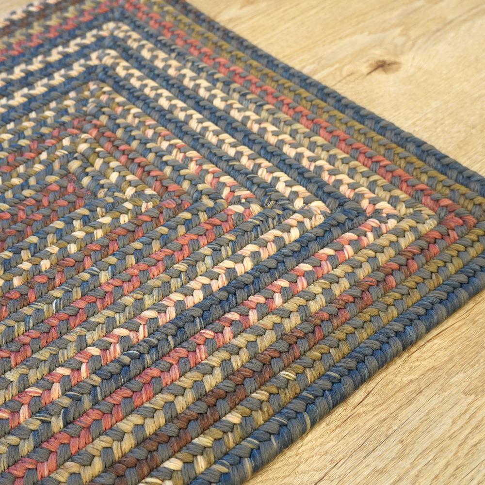 Lucid Braided Multi Square - Ash Grey 14x14 Rug. Picture 9