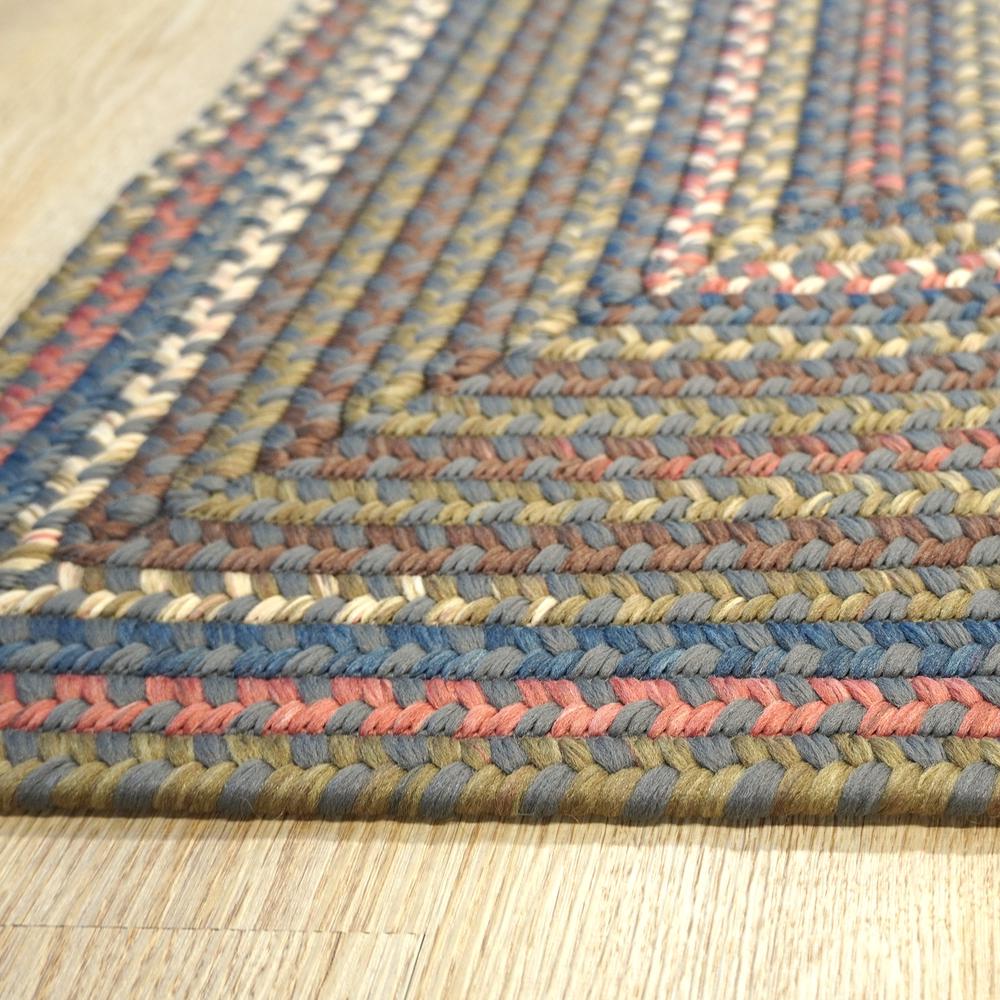 Lucid Braided Multi Square - Ash Grey 14x14 Rug. Picture 14