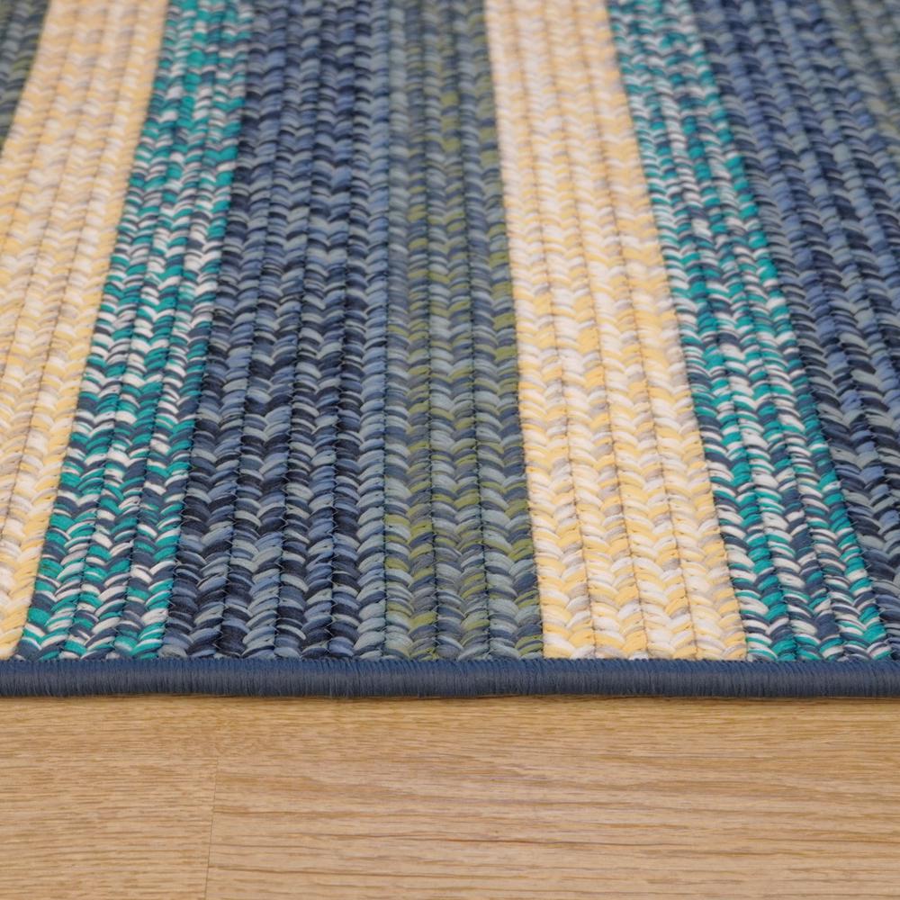 Ashton Tweed Stripe Square - Blue Lites 14x14 Rug. Picture 30
