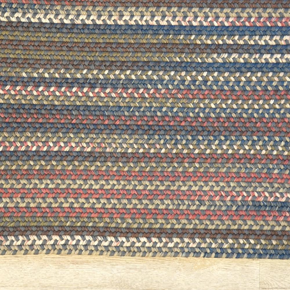 Lucid Braided Multi Square - Ash Grey 16x16 Rug. Picture 5