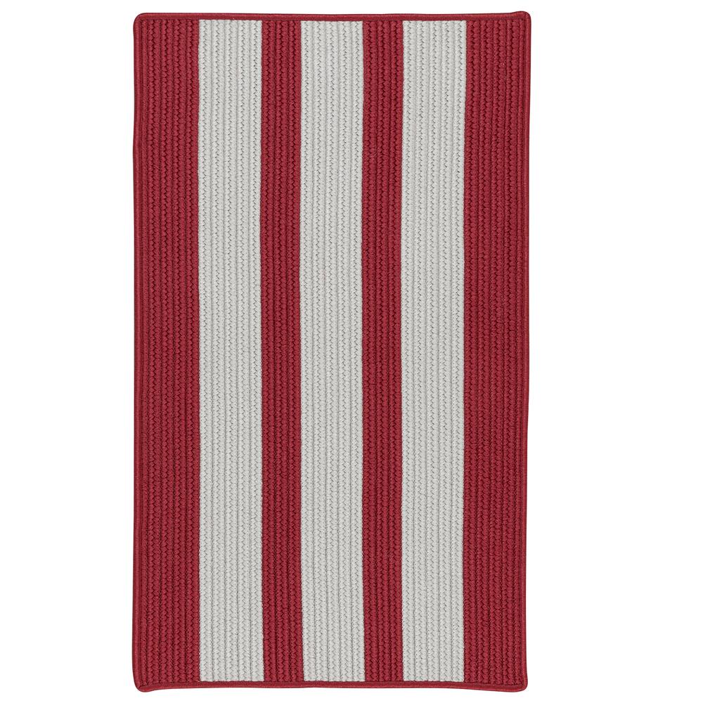 Everglades Vertical Stripe - Sunset Red 9'x12'. Picture 2