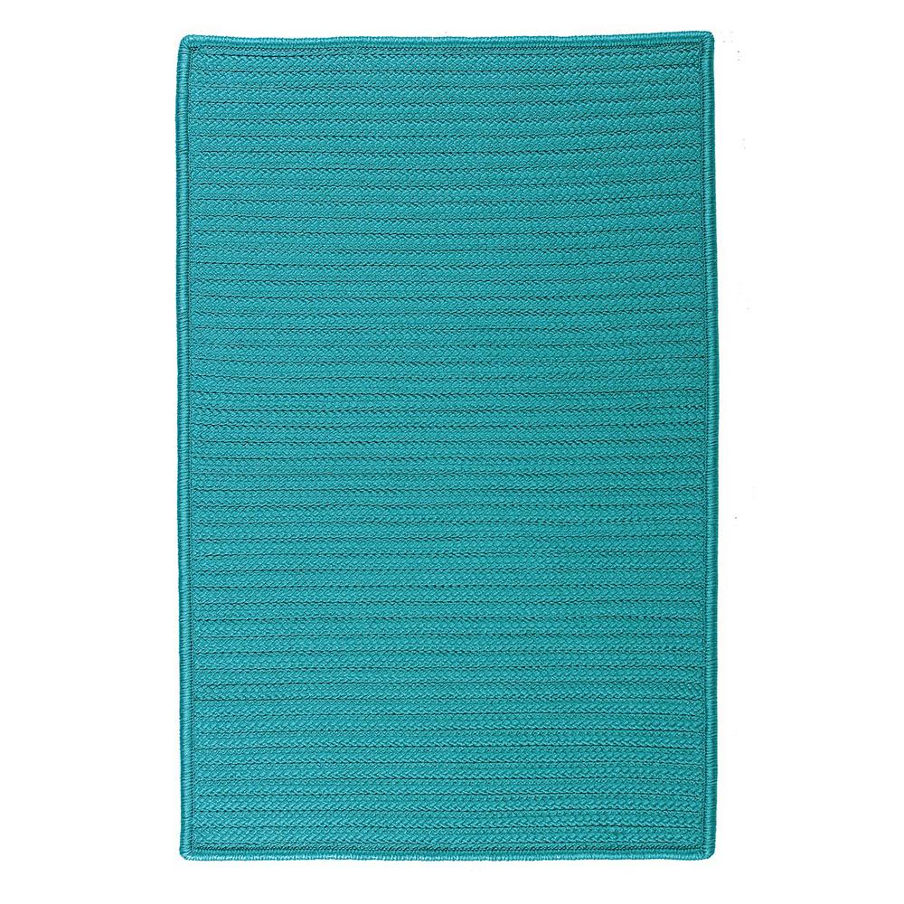 Simply Home Solid - Turquoise 9' square. Picture 6