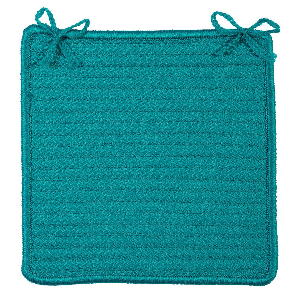 Simply Home Solid - Turquoise 9' square. Picture 5