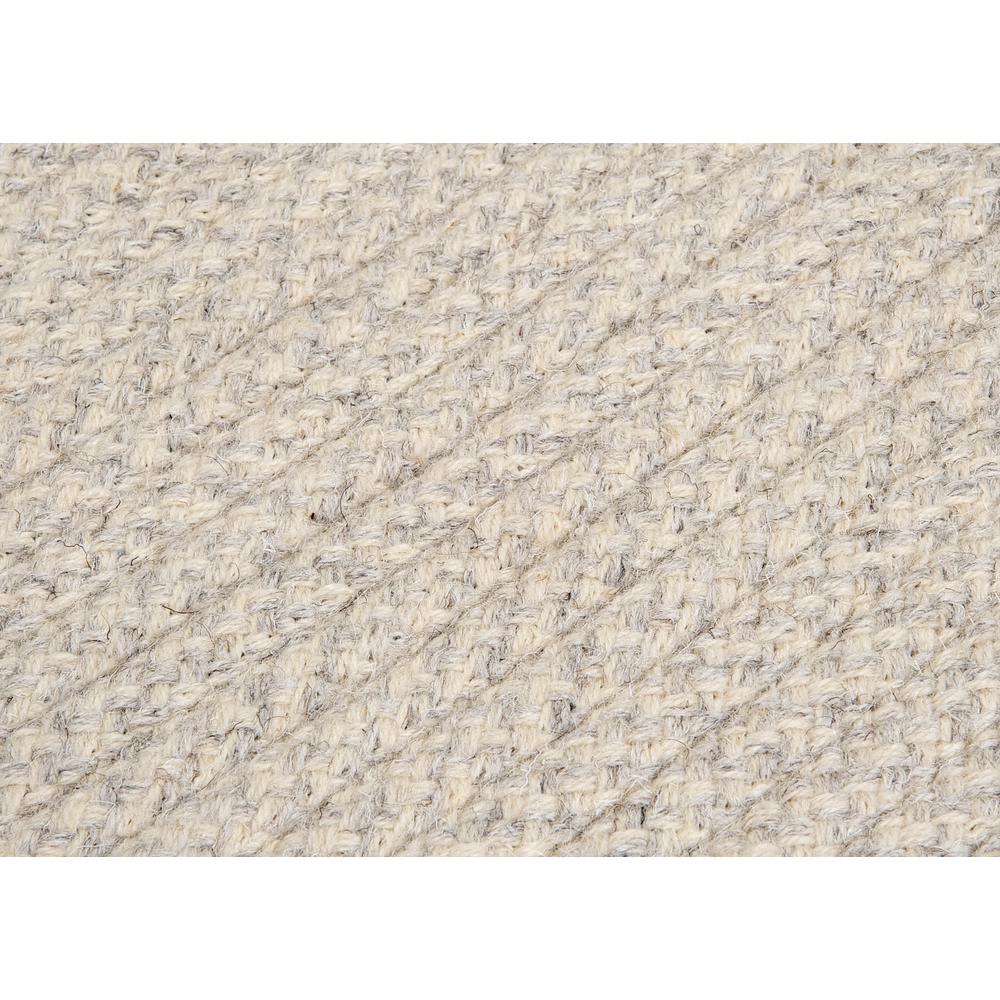 Natural Wool Houndstooth - Cream 9' square. Picture 1
