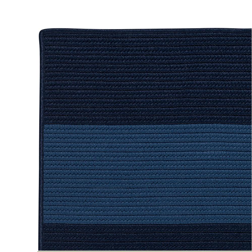 Newport Textured Stripe - Blues 9'x12'. Picture 1