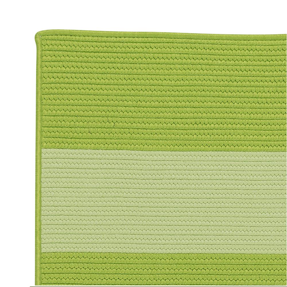 Newport Textured Stripe - Greens 9'x12'. Picture 2
