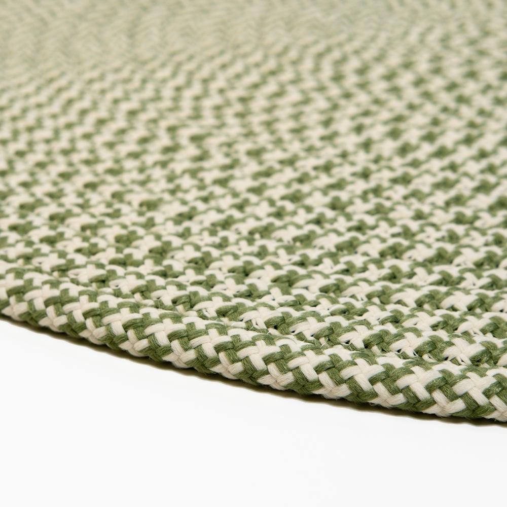 Milton Houndstooth Tweed -  Moss Green 6' x 9'. Picture 2
