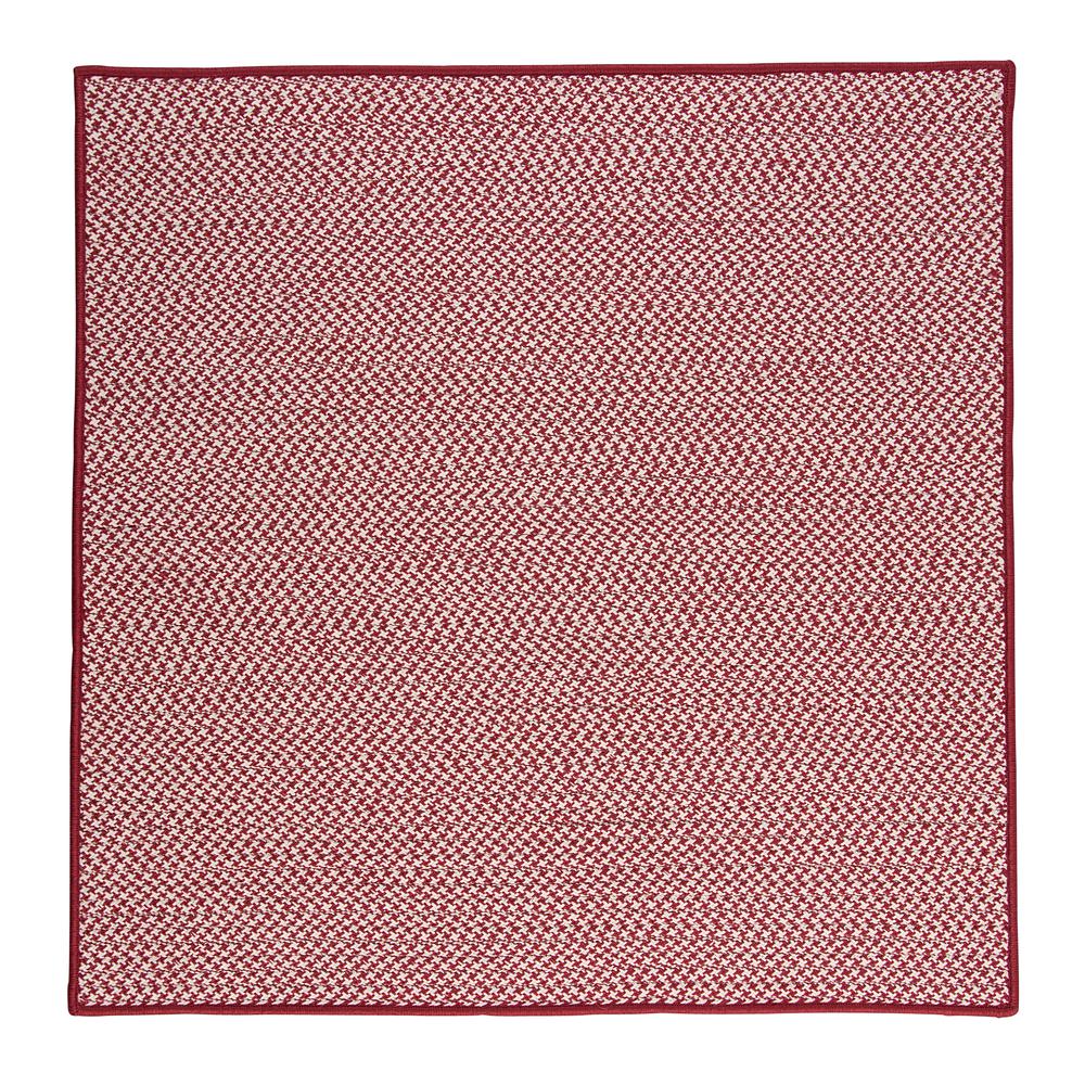 Outdoor Houndstooth Tweed - Sangria 9' square. Picture 5