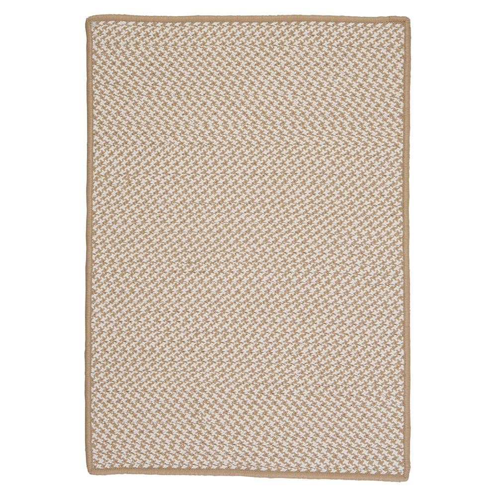Outdoor Houndstooth Tweed - Cuban Sand 9' square. Picture 6