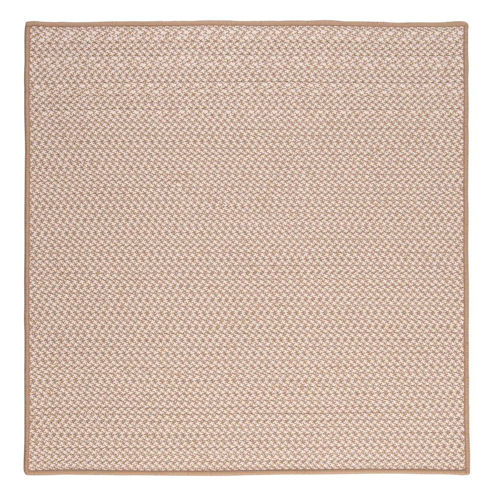 Outdoor Houndstooth Tweed - Cuban Sand 9' square. Picture 5