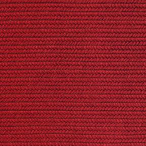 Reversible Flat-Braid (Rect) Runner - Red 2'4"x15'. Picture 2