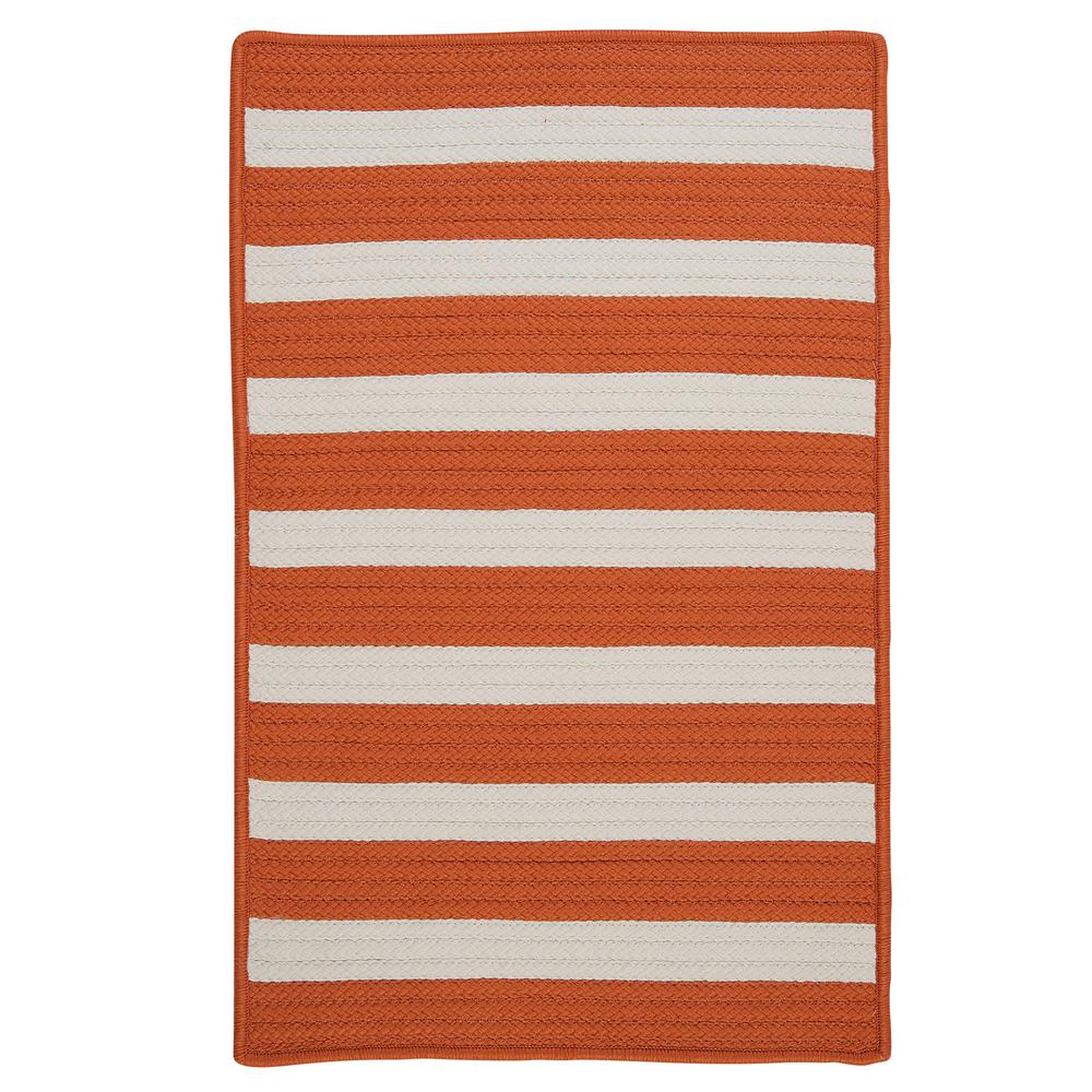 Stripe It - Tangerine 9' square. Picture 4