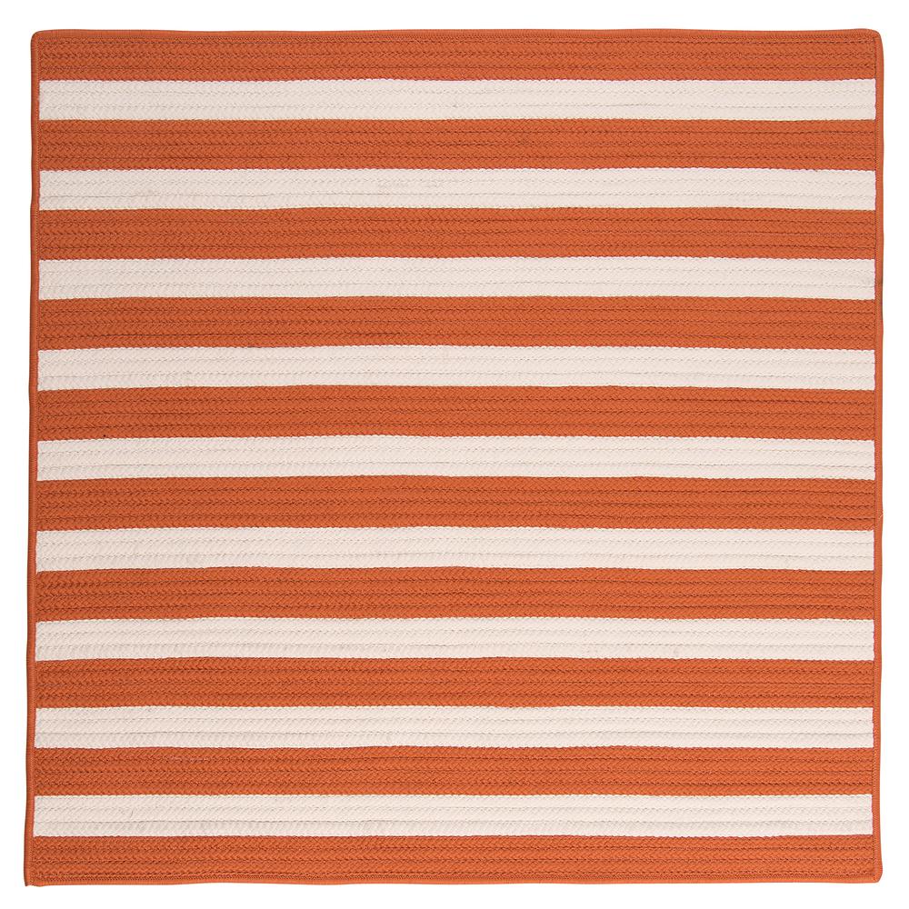 Stripe It - Tangerine 9' square. Picture 3
