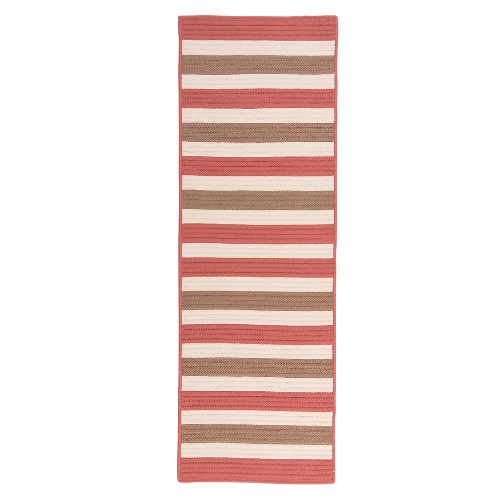 Stripe It - Terracotta 9' square. Picture 2