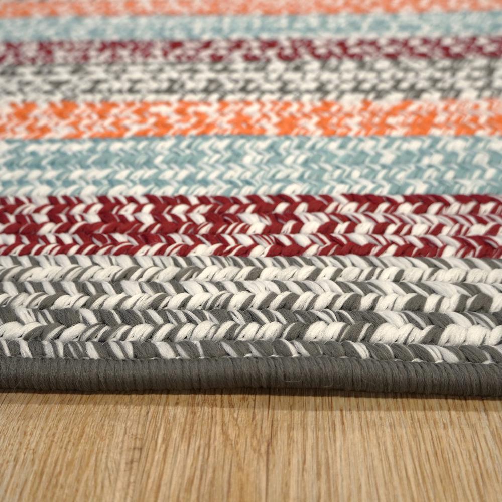 Baily Tweed Stripe - Sunset 4x6 Rug. Picture 23