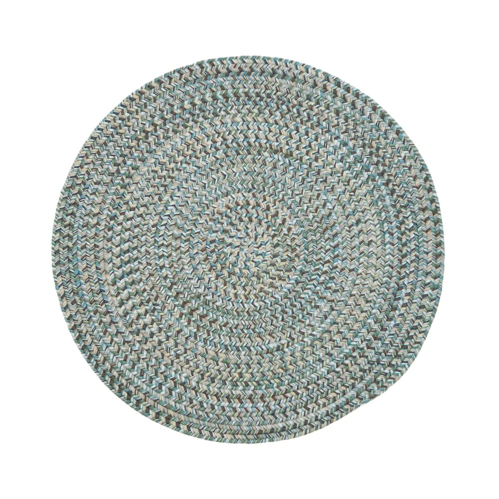 Hazel Tweed Round - Seagrass - 16' x 16'. Picture 1