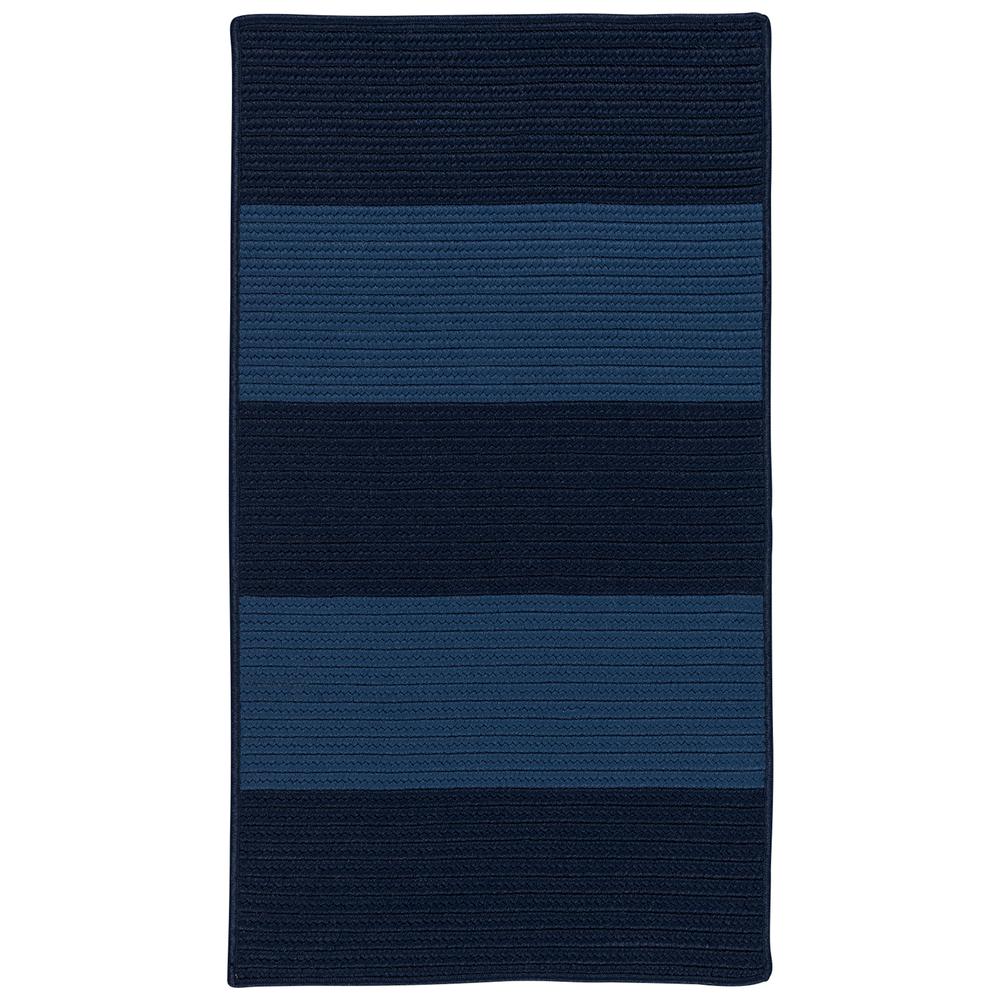 Newport Textured Stripe - Blues 12'x15'. Picture 2