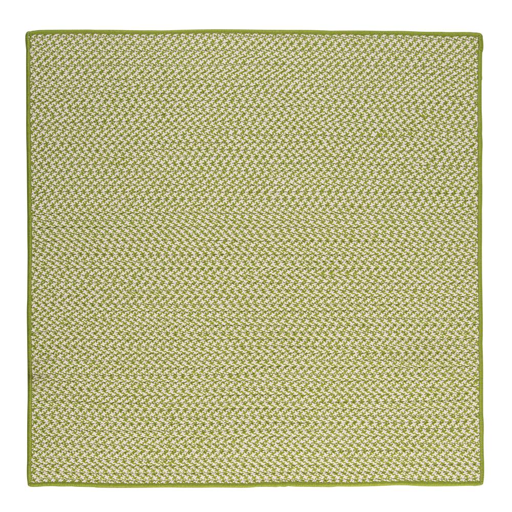 Outdoor Houndstooth Tweed - Lime 11' square. Picture 5