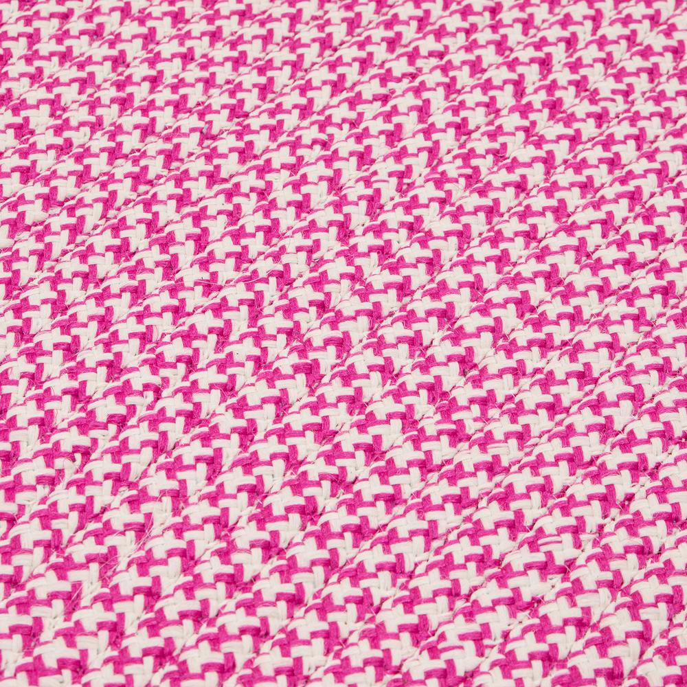 Outdoor Houndstooth Tweed - Magenta 11' square. Picture 3