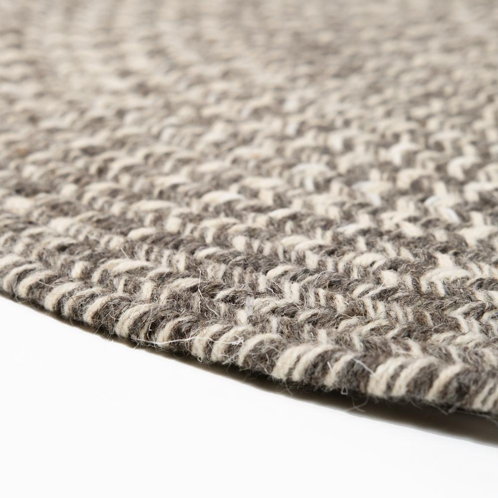 All - Natural Woven Tweed - Dark Grey 8' x 10'. Picture 2
