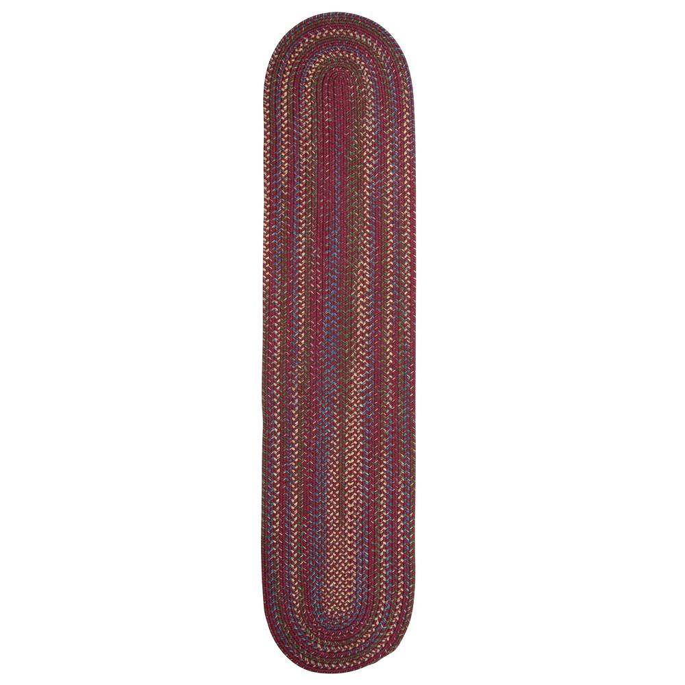 Worley Oval  - Burgundy 6x9. Picture 6