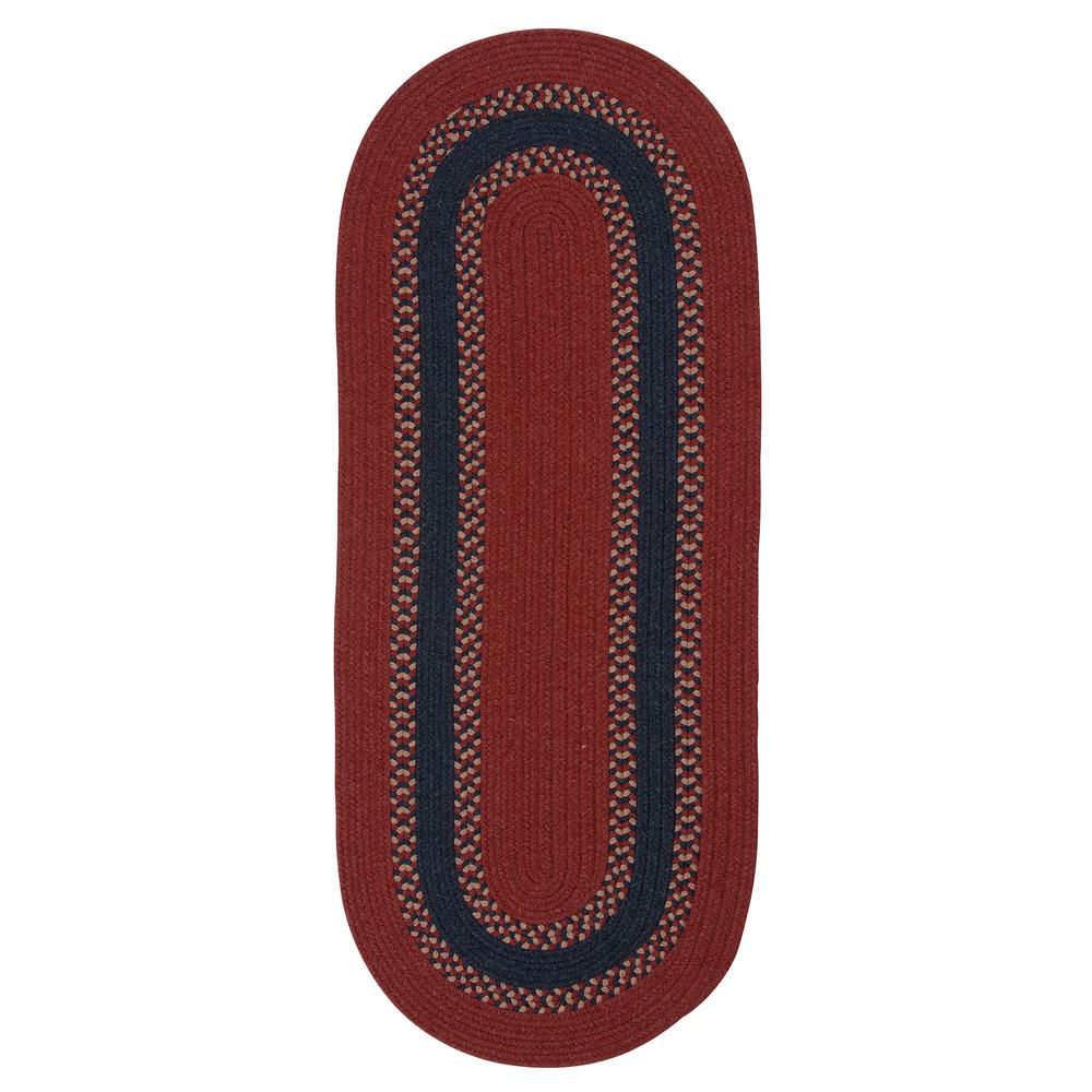 Corsair Banded Oval  - Red 42"x66". Picture 6