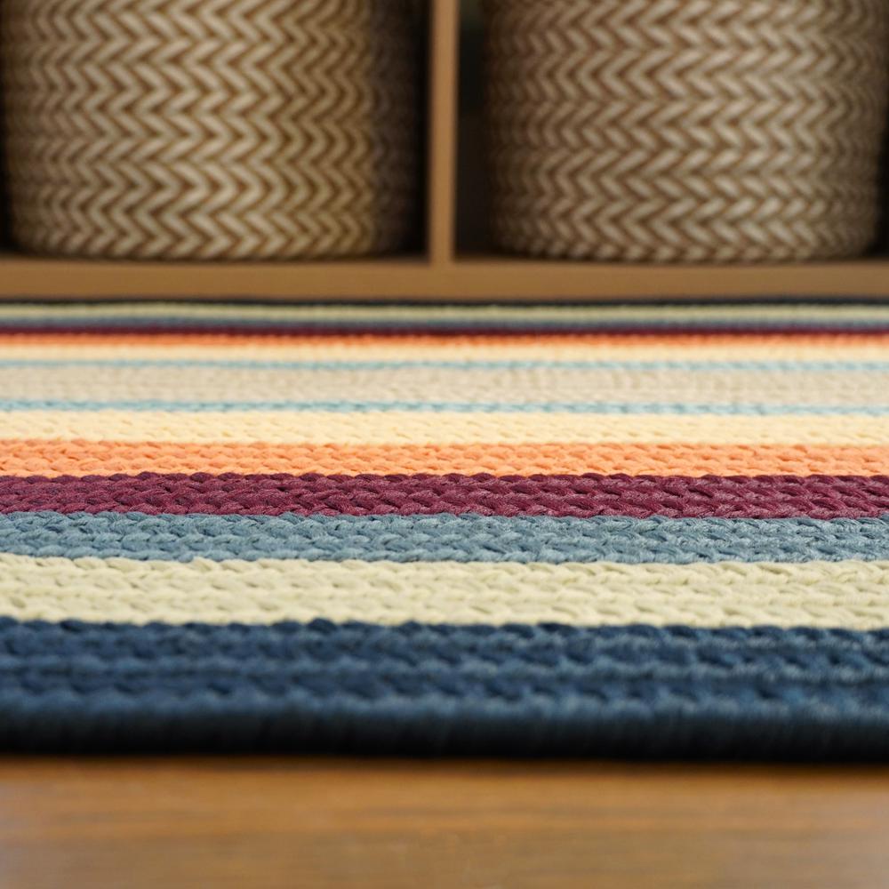 Bryson Multi-Colored Braid Runner - Bayside Heights - 2'6"x6'. Picture 6