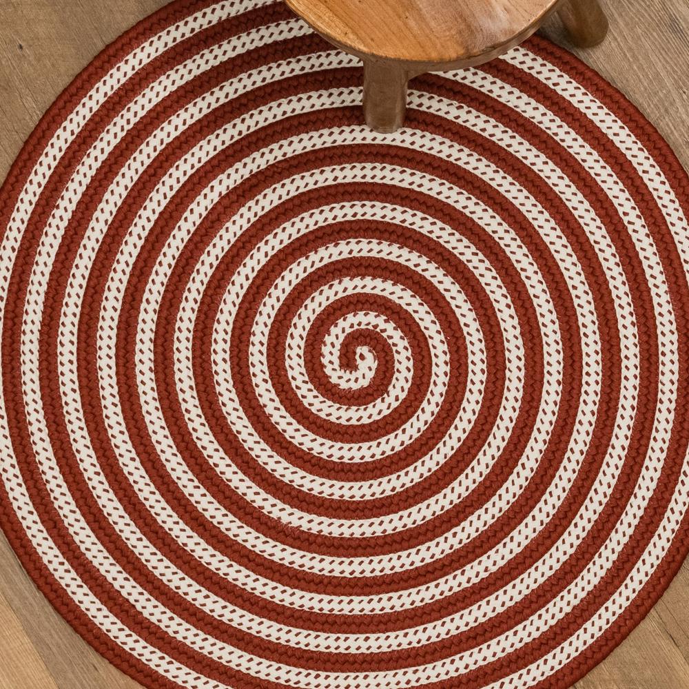 Candy Cane Rugs - Red 45” x 45”. Picture 2