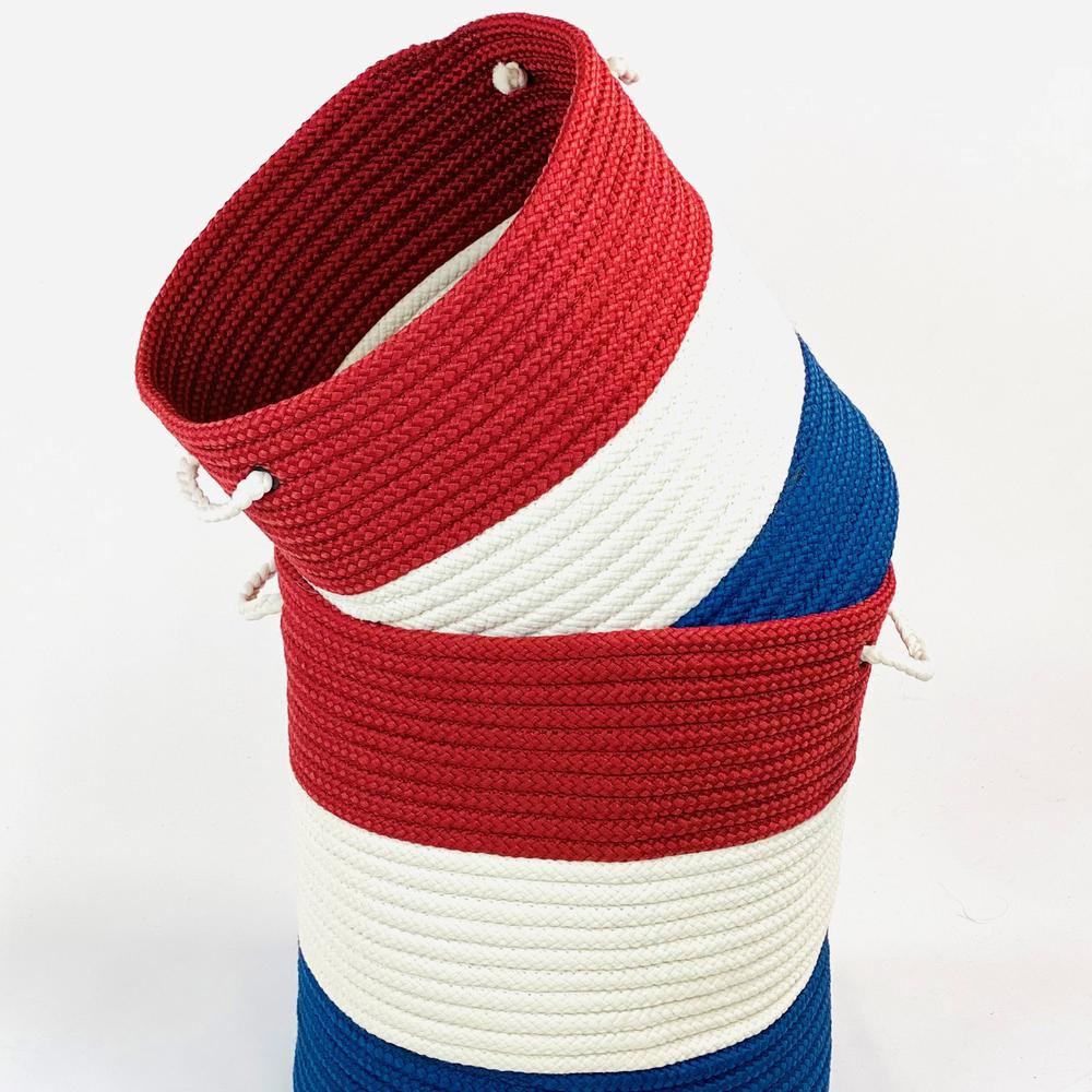 America Woven Hampers - Patriot Red 17"x17"x22". Picture 2
