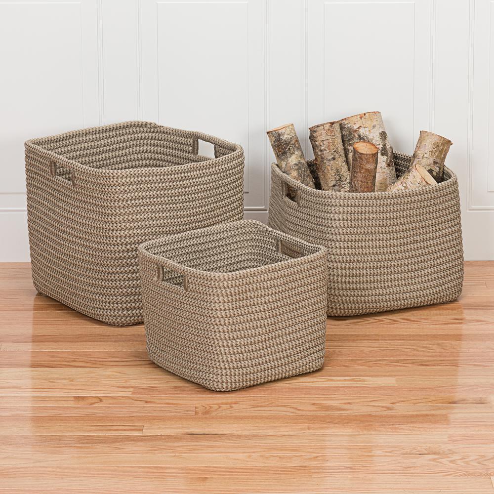 Carter Basket - Natural 14"x14"x12". Picture 1
