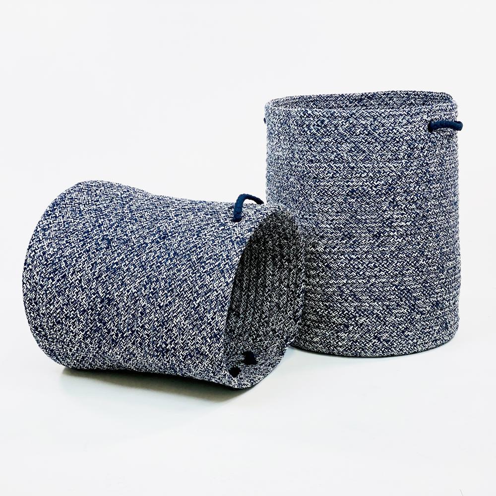 Galaxy Weave Hampers - Blue 15"x15"x18". Picture 2