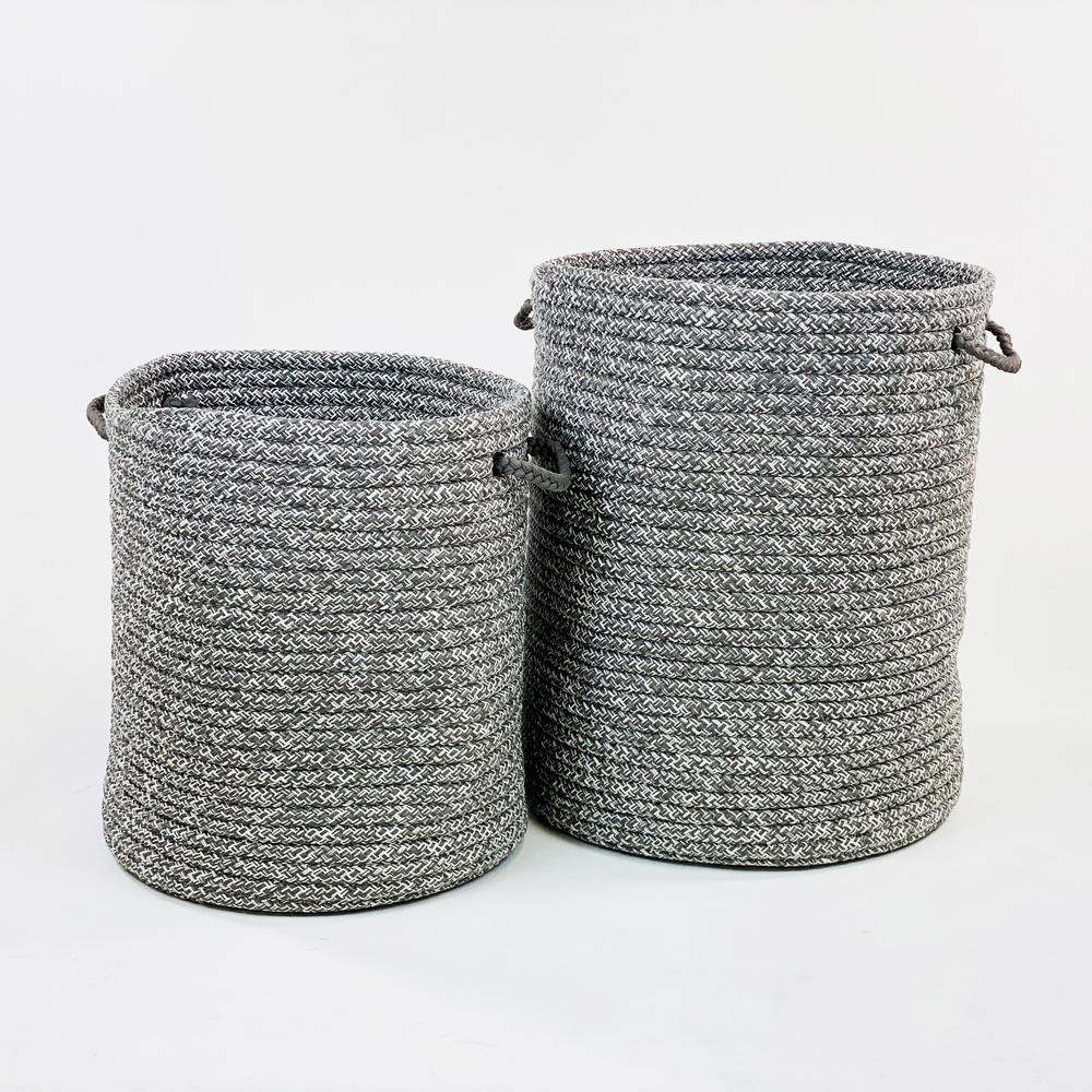 Galaxy Weave Hampers - Grey 15"x15"x18". Picture 2