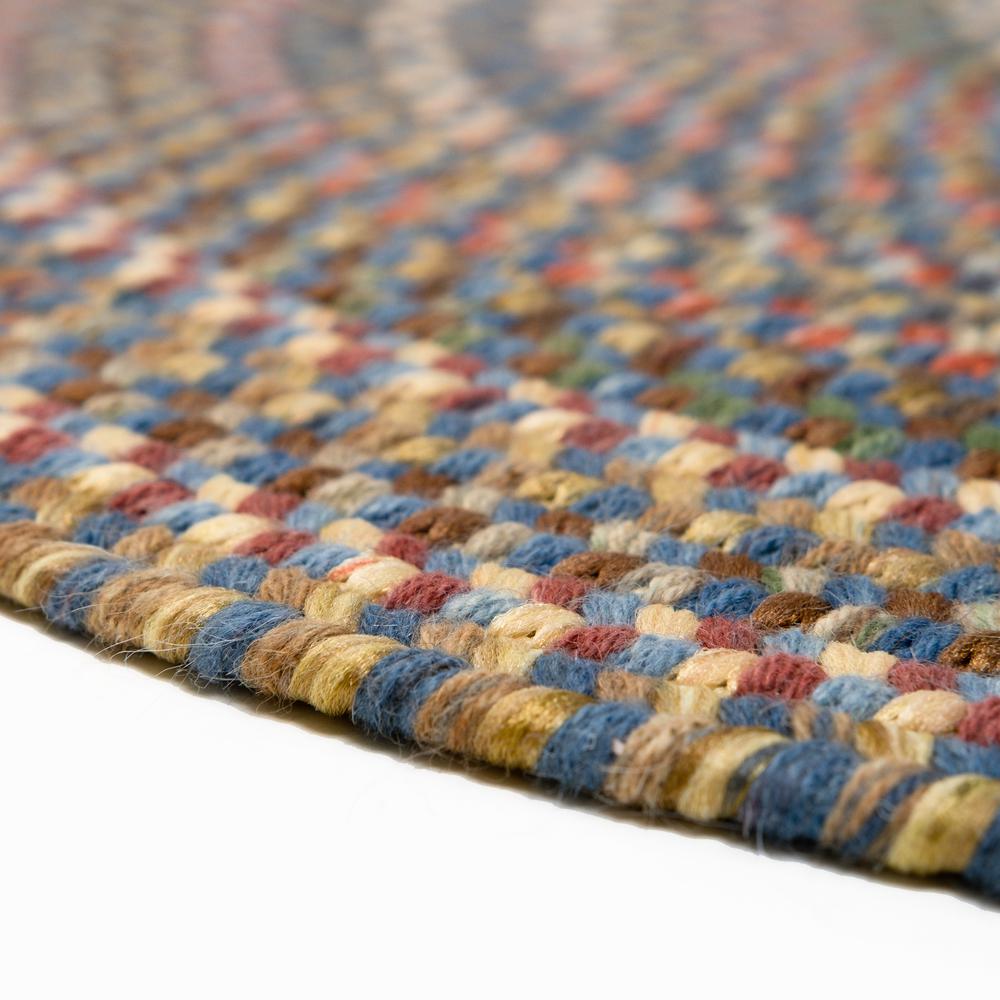 New England Braid - Blue 2' x 3'. Picture 2