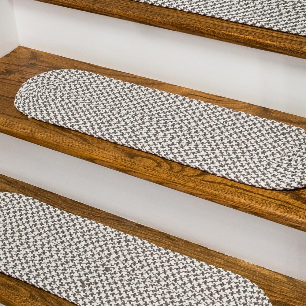 Milton Houndstooth Tweed Stair Treads ON44A008X028-4. Picture 3
