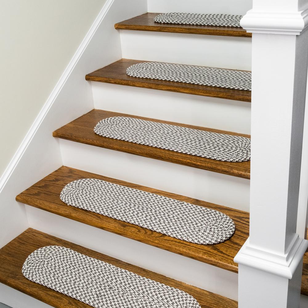 Milton Houndstooth Tweed Stair Treads ON44A008X028-4. Picture 1