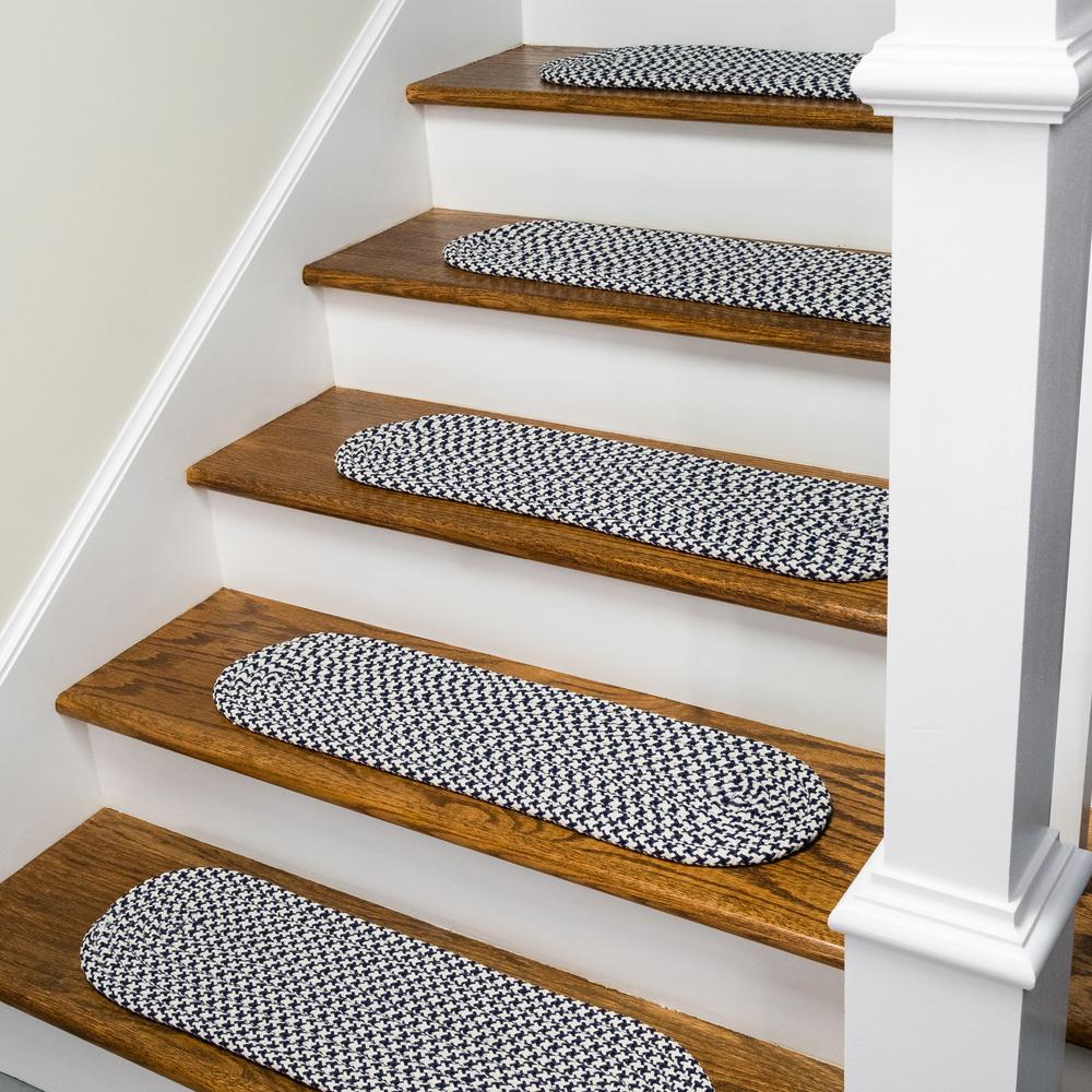 Milton Houndstooth Tweed Stair Treads ON59A008X028-4. Picture 1