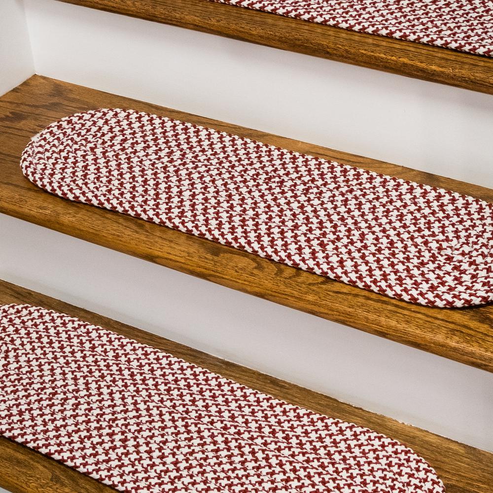 Milton Houndstooth Tweed Stair Treads ON79A008X028-4. Picture 3