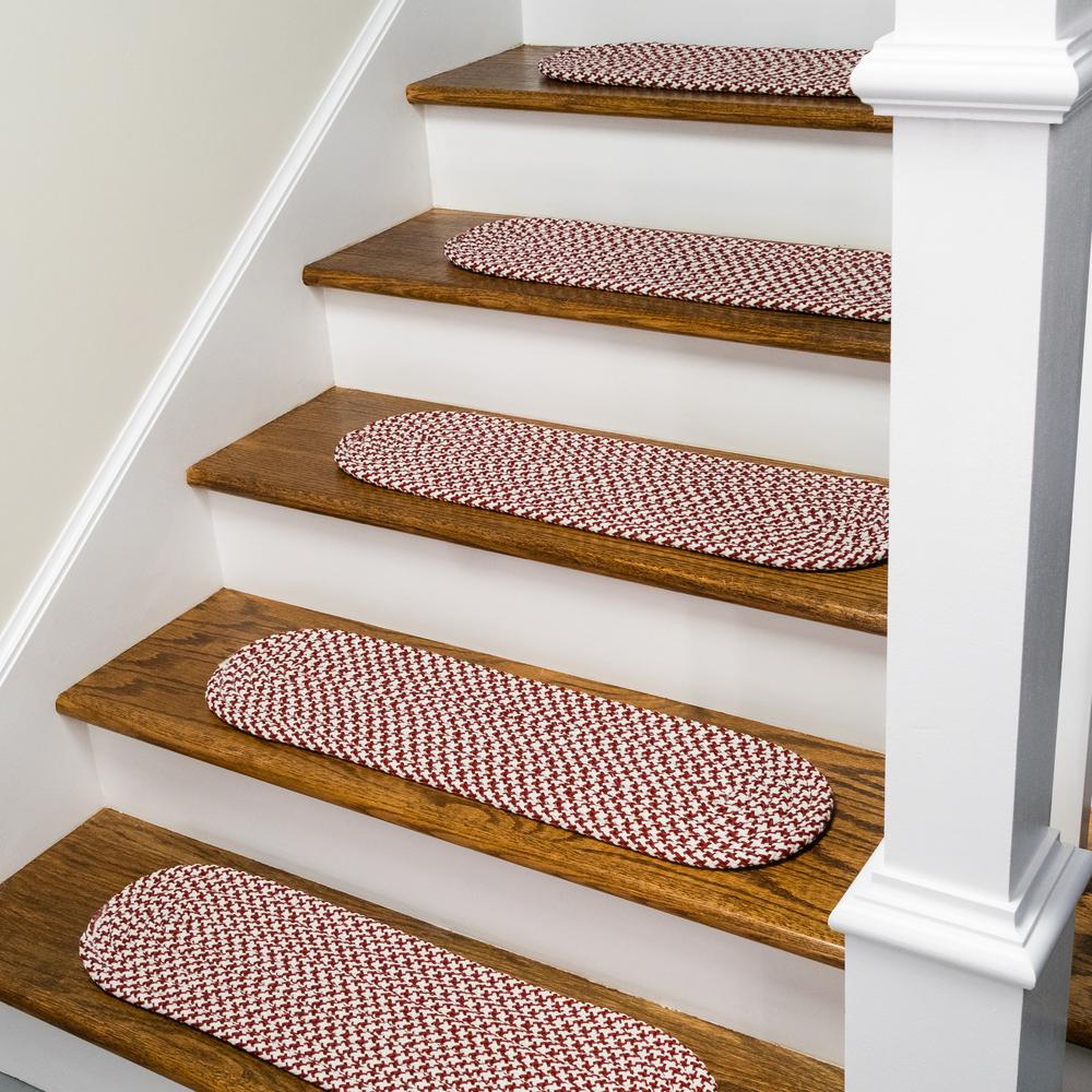 Milton Houndstooth Tweed Stair Treads ON79A008X028-4. Picture 1