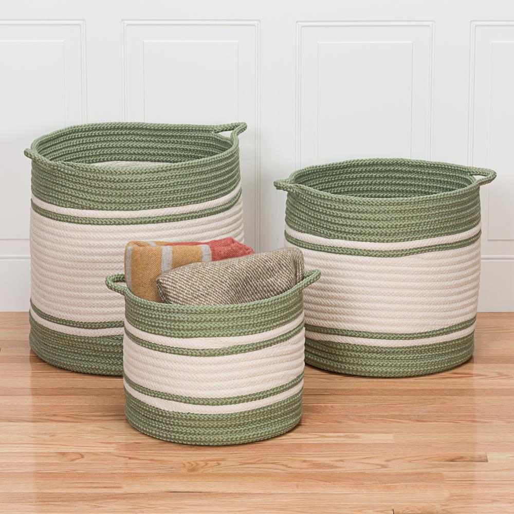 Outland Basket - Green 16"x16"x16". Picture 3