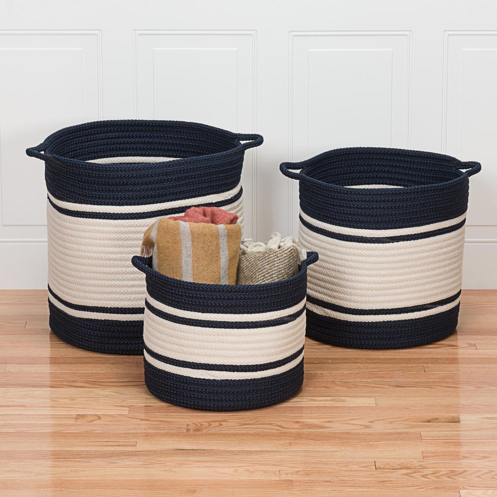 Outland Basket - Navy 16"x16"x16". Picture 3