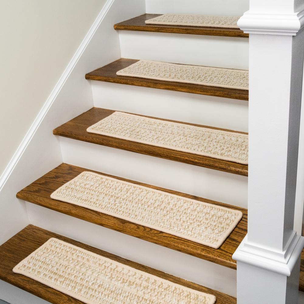 Monterey Wool Tweed Stair Treads RY09A008X028S-4. Picture 1