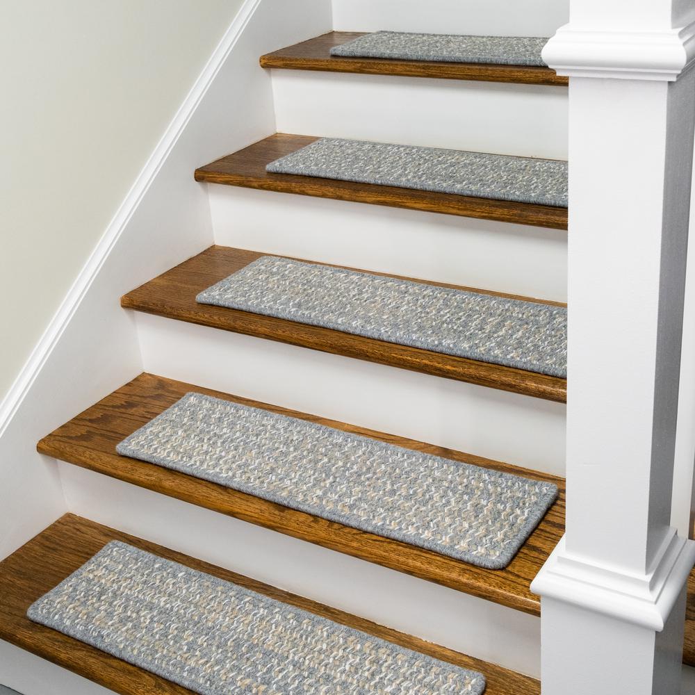 Monterey Wool Tweed Stair Treads RY19A008X028S-4. Picture 1