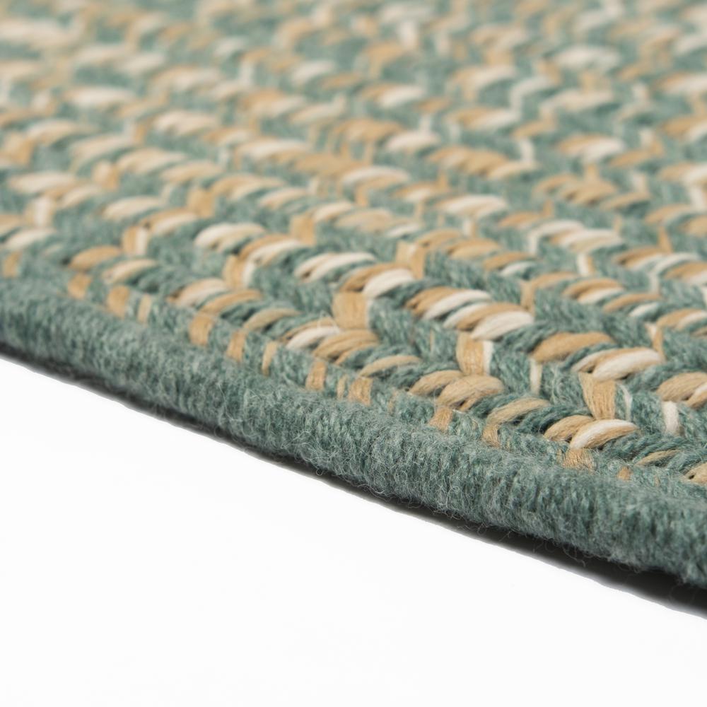 Monterey Wool Tweed - Teal  2' x 3'. Picture 2