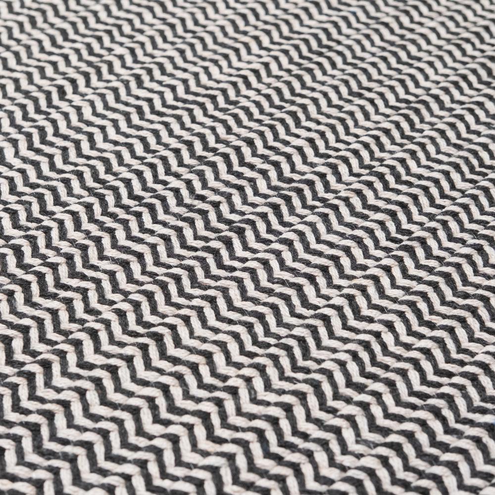 Sunbrella Zebra Woven Doormats - Onyx 22" x 34". Picture 1