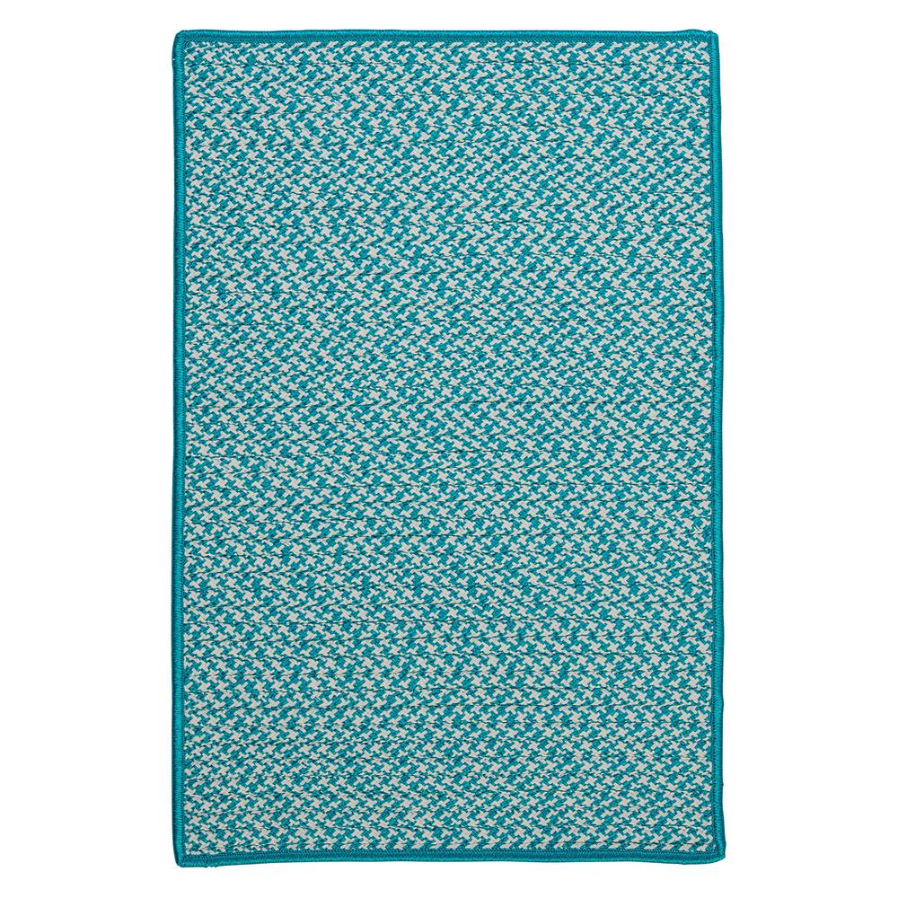 Houndstooth Doormats - Turqouise 22" x 34". Picture 1