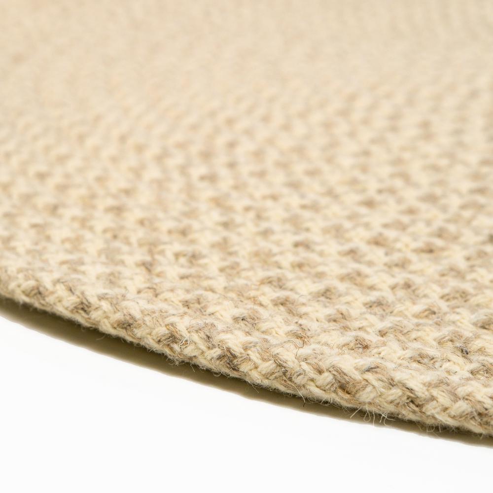 Woven Natural Houndstooth -  Beige 2' x 3'. Picture 2