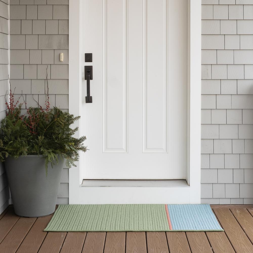 Vecina Doormats - Coastal Green 22" x 34". Picture 2