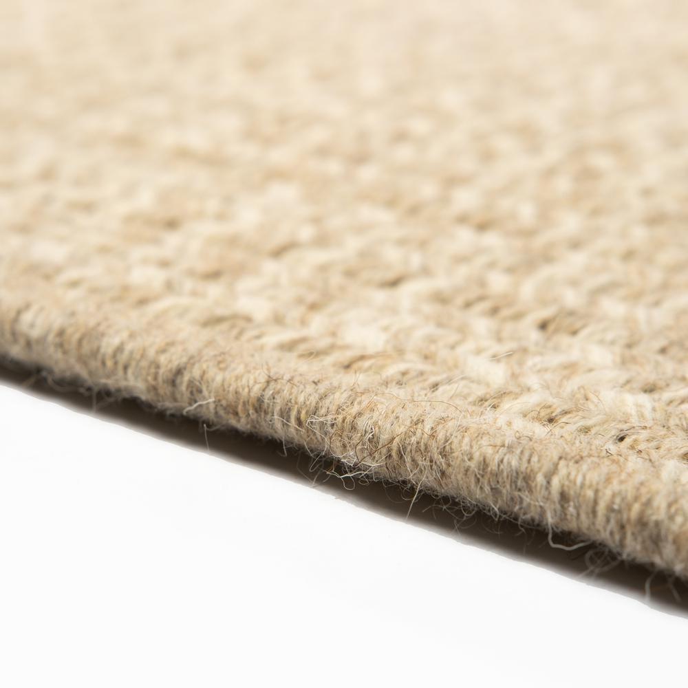 Natural Woven Tweed - Beige 2' x 3'. Picture 2