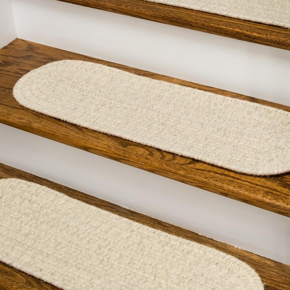 All Natural Woven Tweed Stair Treads WT31A008X028-4. Picture 3